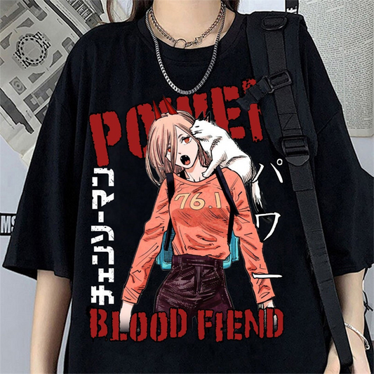Power Blood Fiend Chainsaw Man Shirt