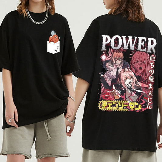 Pochita and Power Shirt