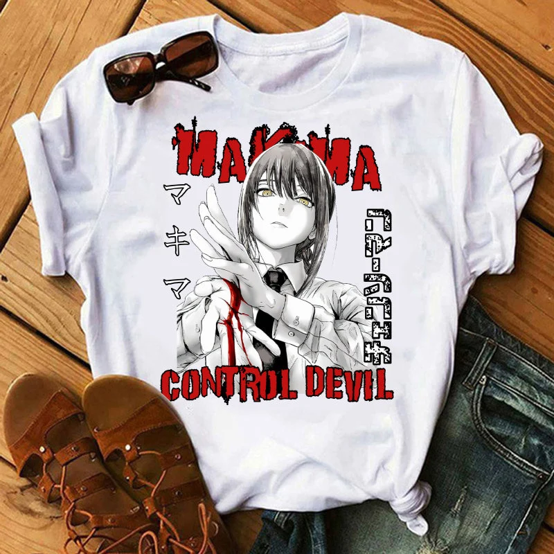 Makima Control Devil Eyes T-shirt
