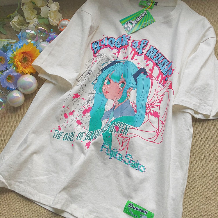 Queen of Music Hatsune Miku Oversized T-Shirt