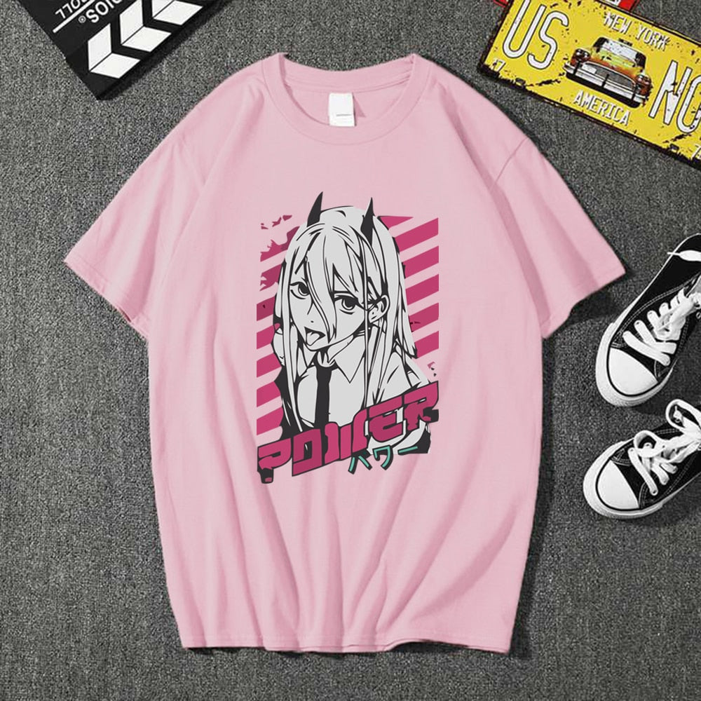 Powers Playful Pout Chainsaw Man Shirt